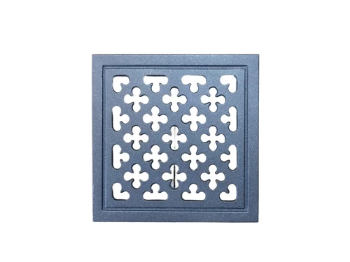 Air grille square - ventilation grid - anthracite