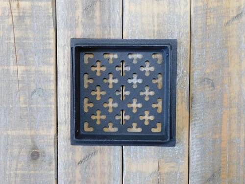 Air grille square - ventilation grid - anthracite