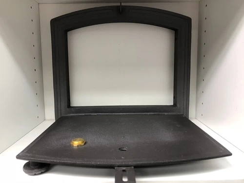 Oven door for stove or oven, cast iron+temp.