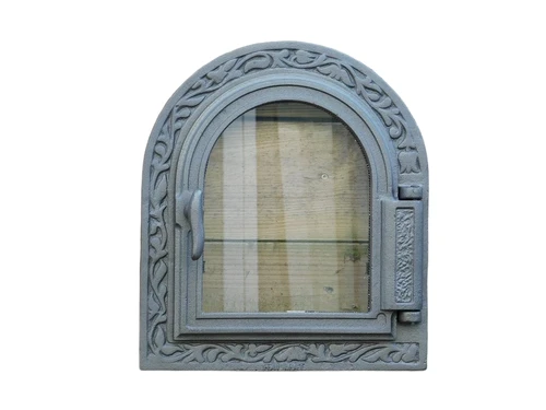 Ovendeur voor de kachel of oven, gietijzer + glas.