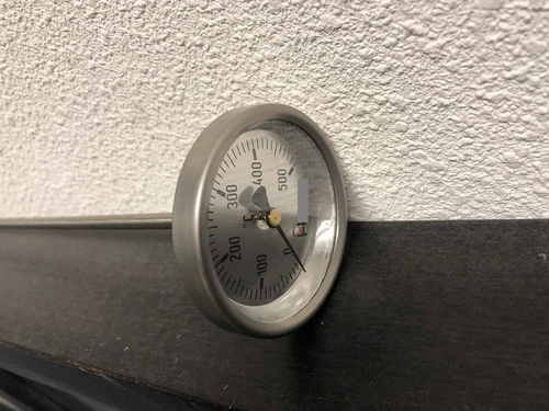Thermometer von 0 bis 500 Grad Celsius - rostfreier Stahl