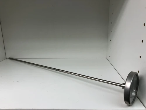 Thermometer von 0 bis 500 Grad Celsius - rostfreier Stahl