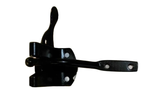 Automatische heksluiting, poortvanger, metaal zwart, 60 mm