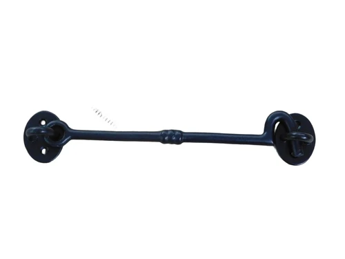 Kabinenhaken - Türhaken - Schmiedeeisen - schwarz, 19.5 cm
