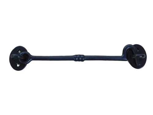 Kabinenhaken - Türhaken - Schmiedeeisen - schwarz, 19.5 cm