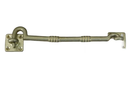 Kajütenhaken - Haken als Windhakenverschluss, Messing antik, 22,5 cm
