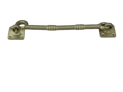 Kajütenhaken - Haken als Windhakenverschluss, Messing antik, 22,5 cm