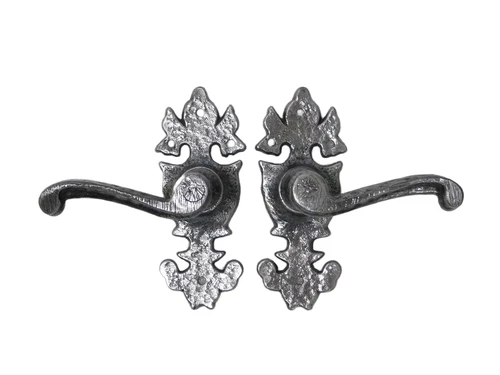 Exclusive Set Door Hardware Lion - Wrought Iron