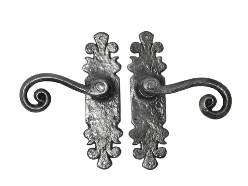 Exclusive Set Door Hardware - Lion XL - Wrought Iron
