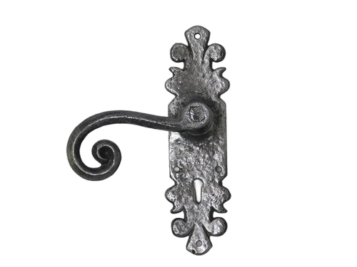 Exclusive Set Door Hardware Lion - Wrought Iron Grey - BB55