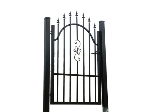 Ornamental fencing - garden fence - powder-coated black