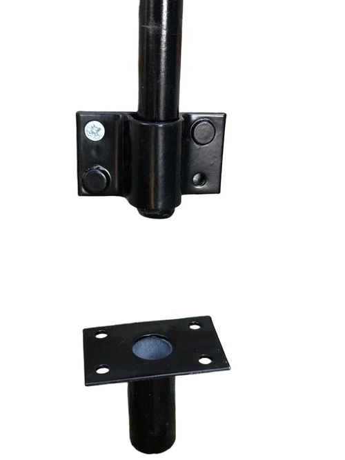 Gate lock XL - black - powder-coated - lock