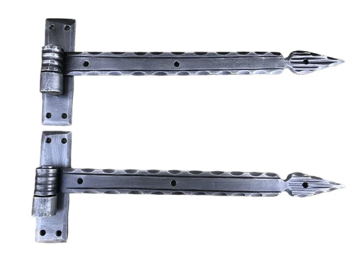 Beautiful heavy forging, solid, elegant large set of hinges, TOP QUALITY!!