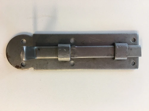 Schuifdeur slot gebogen, gewaxt ijzer 11