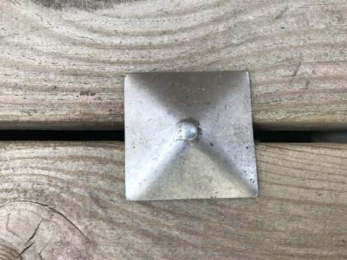 Siernagel, antieke spijker knoppen, sierlijke spijker gemaakt van smeedijzer