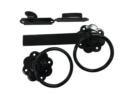 Lock with ring lock for gates, windows and doors - iron