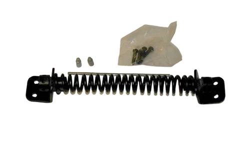 Garden fence spring heavy, black, 254 mm