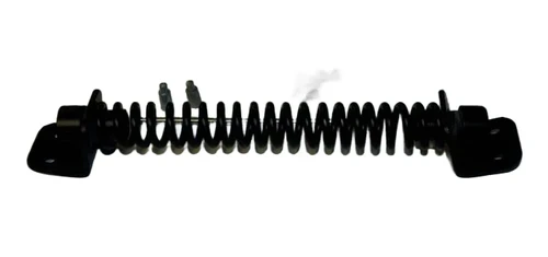 Garden fence spring heavy, black, 254 mm