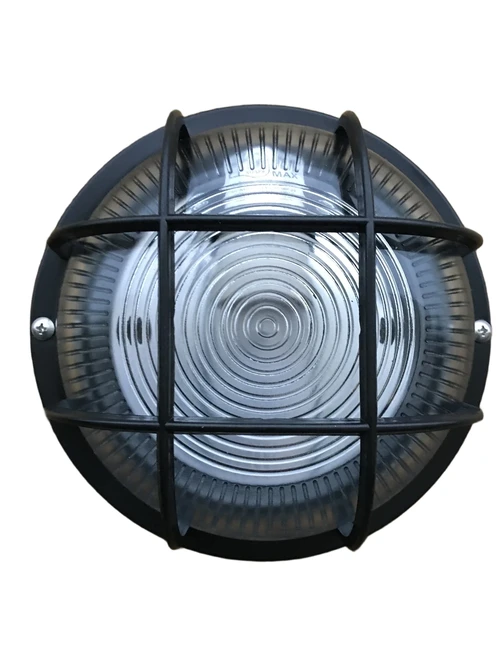 Buitenlamp-wand of plafond lamp, bulkhead-light.