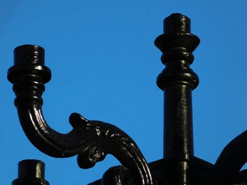Lantaarnkroon voor 5 Lampen – Zwarte Aluminium Kroon voor Lantaarnpaal