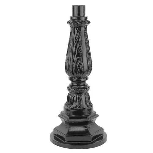 Klassieke Lampvoet / Sokkel - Zwart - 43 cm - Alu