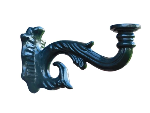 Wandarm für Außenlampe - 23 cm - Dunkelgrün