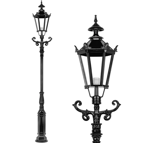 Zeist patio lantern – aluminum, heavy-duty version – large shade – 315 cm