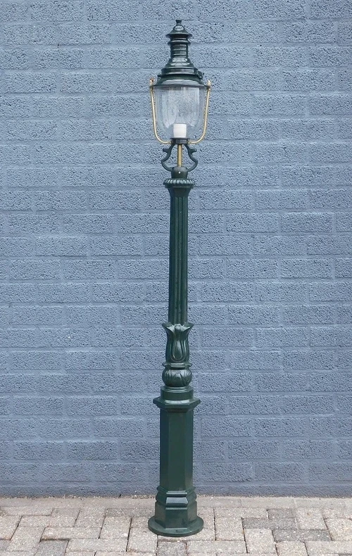 Lantern ''Malaga'' - strong outdoor lamp - darkgreen of black