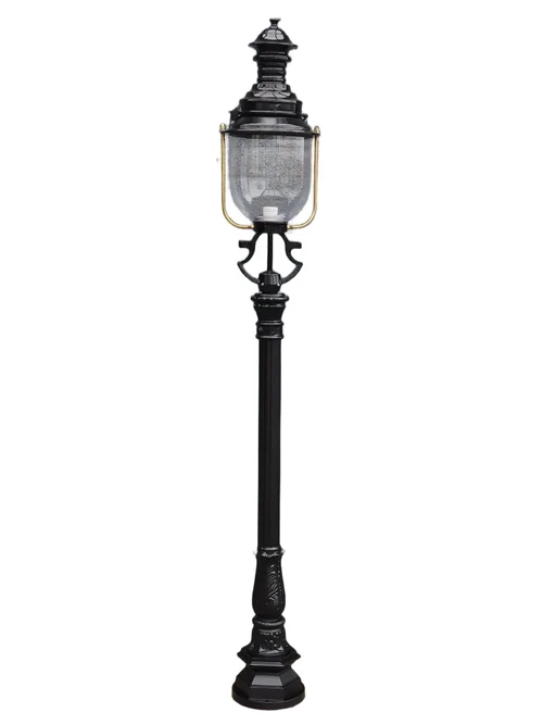 Lantern ''Unique'' - outdoor lamp, vertical lantern - black