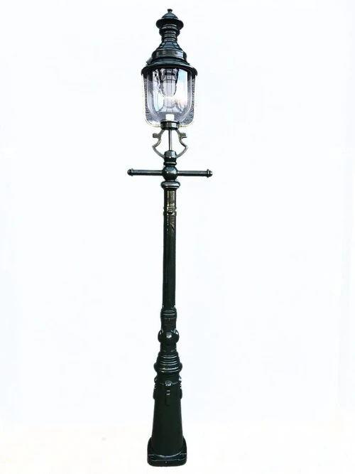 Staande lantaarn, buitenlamp staande lamp lamp tuin lamp, buiten verlichting, Yard Lamp, lantaarn,  250cm, Brussel.