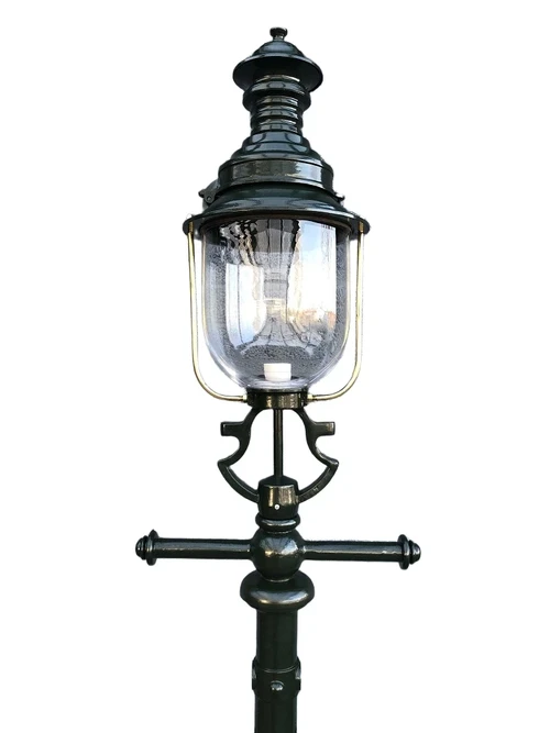 Staande lantaarn, buitenlamp staande lamp lamp tuin lamp, buiten verlichting, Yard Lamp, lantaarn,  250cm, Brussel.