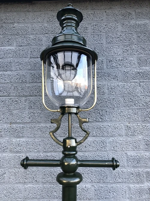 Staande lantaarn, buitenlamp staande lamp lamp tuin lamp, buiten verlichting, Yard Lamp, lantaarn,  250cm, Brussel.