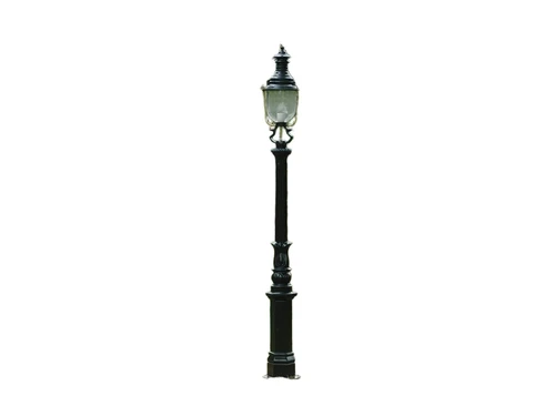 Garden lantern Colmar - dark green or black- alu - 190cm