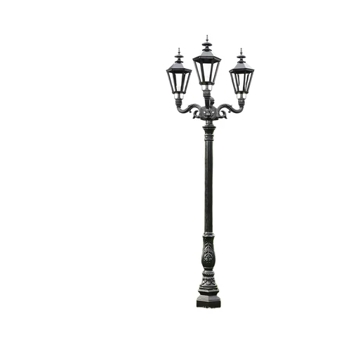 Garden lantern tall Emmeloord 3-light - 235 cm