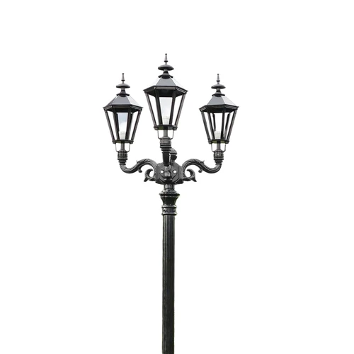 Garden lantern tall Emmeloord 3-light - 235 cm