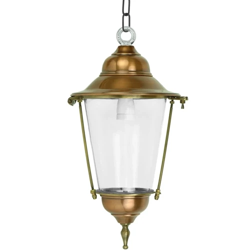 Pendant Lamp Sneek copper - Brass - on Chain - 54 cm