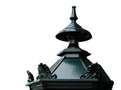 Buitenlamp - 65 cm - Donkergroen - Alu - met Lamphouder en Glas