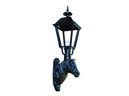 Wall light with horse head - Alu - Outdoor lighting