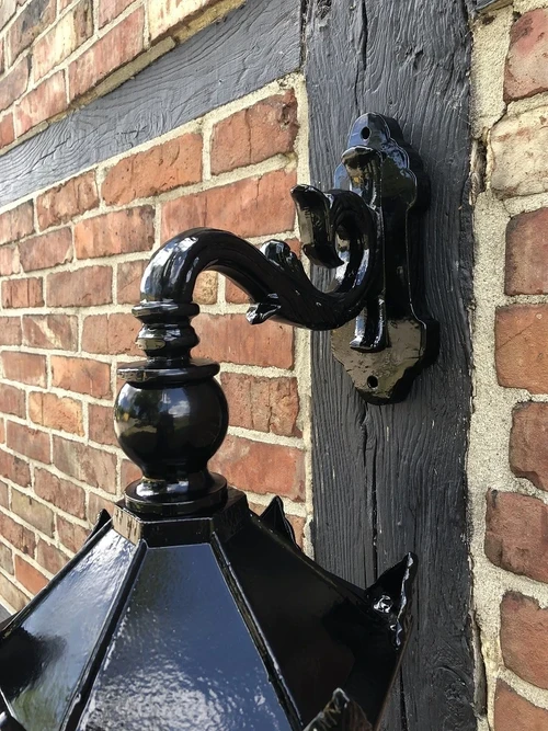Outdoor lamp Shop - black - ceramic fitting and glass NÜR NOCH 2 x!!