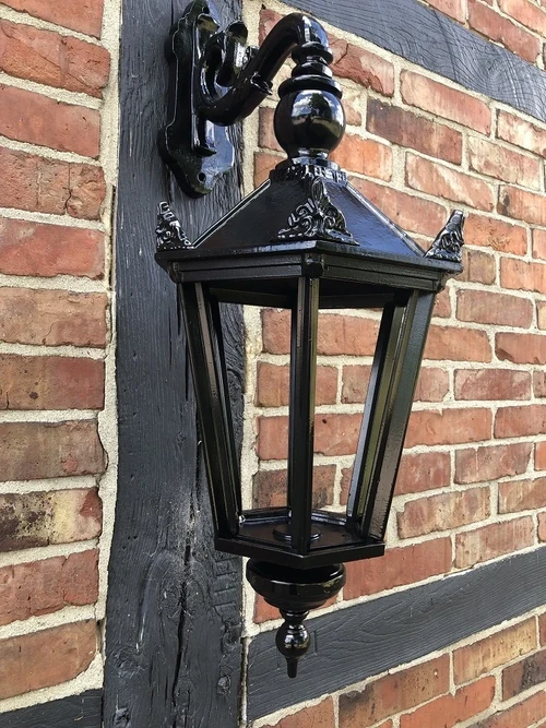Outdoor lamp Shop - black - ceramic fitting and glass NÜR NOCH 2 x!!