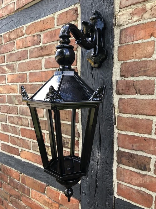 Outdoor lamp Shop - black - ceramic fitting and glass NÜR NOCH 2 x!!