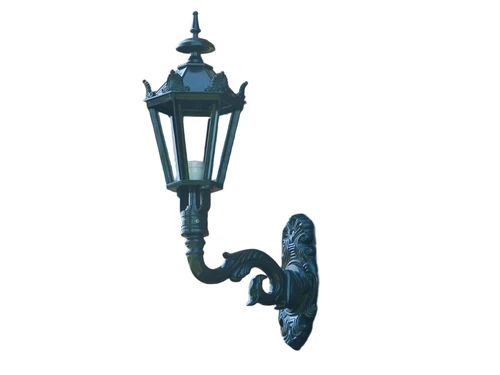 Klassieke Wandlamp M - Alu - Donkergroen - Keramische Fitting
