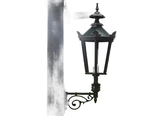 Wall lamp - Green - Alu - Decorative Arm + Medium Shade - Garden decoration
