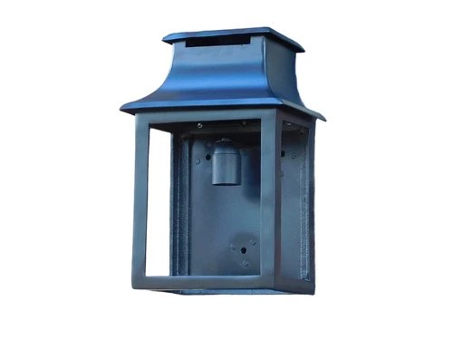 Wandleuchte Schwarz - Aluminium - Hotelleuchte - mit Glas