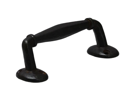 Door handle - Dark Brown Rust - 13,5 cm - Iron