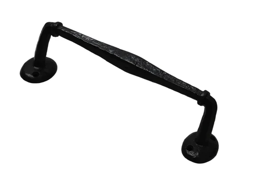 Door handle - Dark Brown Rust - 24 cm - Iron