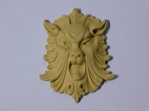 Lion's Head of Wood - Furniture Ornament