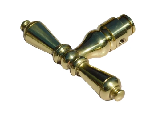 Set of Handles, T-Model - Polished Brass - Classic