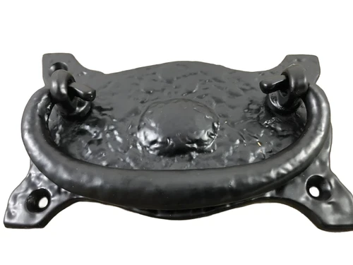 Deur - kast-meubel greep met ring ovaal 