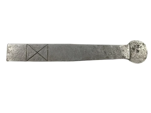 Klink set, antiek slot met liftgrendel-deurgrendel, gemaakt van staal